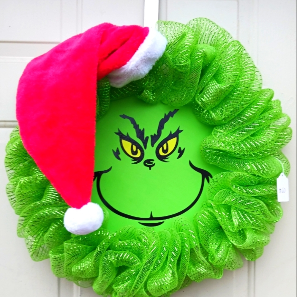 Grinch Wreath